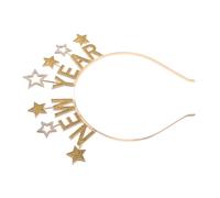 SUPVOX 1pcs Happy New Year 2026 Headband Chinese New Year Headband Festive Crystal Design Alloy Nonfading Crystal Letters Comfort Fit Party Favors Elegant Packaging