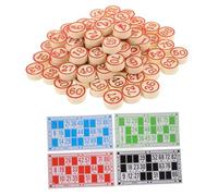 SUPVOX 1set Bingo Chess Game Interactive Number Chess Toy for Family Gatherings and Parties Lightweight and Easy to Use Bingo Game Supplies