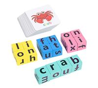 SUPVOX 1set Boys and Girls Alphabet Spelling Games Letter Matching Toy Word Cards for Early Learning and Cognitive Development Fun Educational Puzzle for Toddlers and Preschoolers