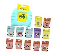 SUPVOX 1set Early Education Machine Cards Learning Toy for Preschoolers Interactive English Word Game for Cognitive Development and Communication Skills