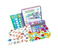 SUPVOX 1set English Alphabet Cognitive Toys Magnetic Alphabet Letters Toy Wooden Flash Cards