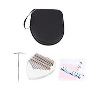SUPVOX 1set Heart Design Kalimba Thumb Piano Key Transparent Kalimba for Beginners Easy to Play Portable Musical Instrument Sound and Resonance