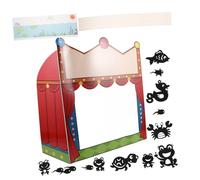 SUPVOX 1set Innovative Diy Shadow Puppet Kit Boys and Girls Puppet Show Stage Craft Set Hand Movement for Creative Play