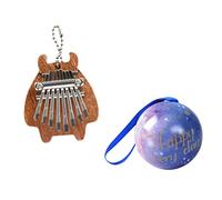SUPVOX 1set Mini Kalimba Thumb Piano Keys Portable Musical Instrument for Beginners Includes for Boys and Girls and Music Easy to Carry and Play