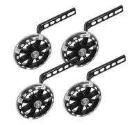 SUPVOX 2 Pairs Adjustable Bike Training Wheels for Boys and Wear-resistant Stabilizers with Noise- Slip-resistant Design Safe Bicycle Accessory for Balance and Confidence Building