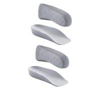 SUPVOX 2 Pairs Heightening Shoe Pads 3.5cm Grey Shock-Absorbing Insoles Half Inserts for Men Women Sports Shoes Cushions Heel Lift Inserts