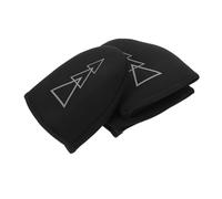 SUPVOX 2 Pairs Neoprene Cycling Toe Covers Half-shoe Design Warmers for Men Women Cold Weather Mountain Road Bike Overshoes Quick Fit Shoe Covers for Cycling Outdoors