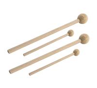 SUPVOX 2 Pairs Wooden Drumsticks with Round Head Percussion Drumsticks for Bass and Electric Drums Comfortable Grip and Moderate Weight Suitable for Various Musical Styles