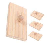 SUPVOX 2 Pairs Wooden Sand Block Instrument Musical Percussion for Boys Early Education Rhythm Play Preschool Teaching Party Use