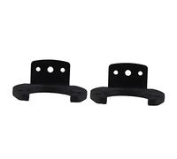 SUPVOX 2 Pcs Black Microphone Wall Mount Hangers Hooks Rack Bracket for Studio and Stage Use, Space-saving Wall Hooks Compatible with Mic Stands