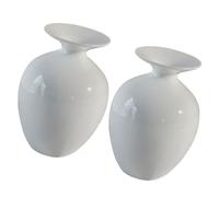 SUPVOX 2 Pcs Ceramic Flower Arranging Vase Home Vase Decor Elegant Contemporary Chic Design Strong Sturdy Not Easy to Deform for Home