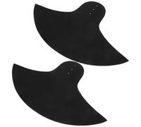 SUPVOX 2 pcs Drum Cymbal Mute Pads Rubber Silencer for Crash Cymbals Lightweight Portable with Fine Texture and Easy Installation for Drum Practice