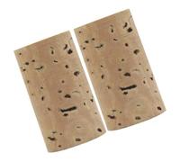 SUPVOX 2 pcs Natural Cork Flute Headjoint Plugs Portable Softwood Caps for Flute Players Compact Lightweight Cork Plugs for Musical Instruments Easy to Use and Protection