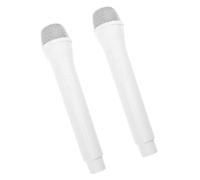 SUPVOX 2 pcs Realistic Simulated Microphone Props for Safe and Practical Handheld Fake Microphones for Stage Performances and Parties Cultivates Interest Singing and Speaking