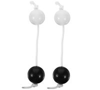 SUPVOX 2 pcs Shaking Rhythm Double Balls Shaker Instrument African Music Percussion Balls Easy to Use for Beginners for Music Classrooms and Family Gatherings