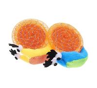 SUPVOX 2 Pcs Snail Shape Cat Interactive Bright Colors Lightweight Cat Playthings Exercise and Stress Relief Random Color