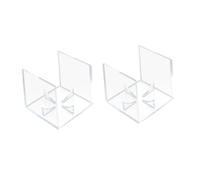 SUPVOX 2 Pcs Transparent Acrylic Baseball Display Cases Storage Holders for Baseballs Tennis Balls Softballs for Home Store Museum Collectibles Organizer