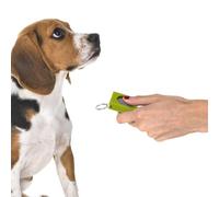 SUPVOX 2-Piece Dog Training Clicker Set - Square Professional Pet Behaviour Trainer for Puppies, Cats & Birds - Clear Audible Sound for Positive Reinforcement - Portable Obedience Aid