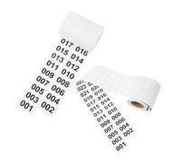 SUPVOX 2 Rolls Self Adhesive Numbered Labels of Inventory Decals for Efficient Warehouse Classification Easy Product Tracking Retrieval for Logistics Production