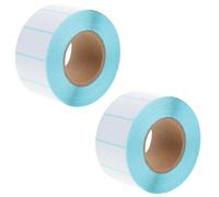 SUPVOX 2 Rolls White Thermal Label Stickers 40mm X 20mm, 1200 Self-Adhesive Waterproof Oil and Scratch Resistant Address Labels for Direct Thermal Printers, and Office Use