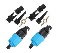 SUPVOX 2 Set Sup Paddle Board Pump Adapter Kit Kayak Inflatable Air Valve Connector Compact Lightweight Nozzles for Fast Inflation with Air Compressor Pump Attachment for Paddleboards and