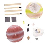 SUPVOX 2 Sets Childrens Solar System Exploration Archaeology Excavation Plaything Interactive Planet Decor Educational Stem Activity for Engaging Hands Learning Experience
