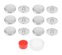 SUPVOX 2 Sets DIY Fabric Covered Flat Back Buttons Kit 25mm Round Button Bases for Handmade Crafts Sewing Notions and Making in UK