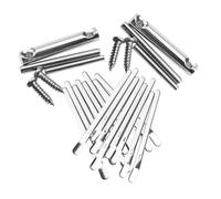 SUPVOX 2 Sets DIY Kalimba Thumb Piano for Beginners Miniature Finger Keys Musical Instrument with Clear Resonance and Easy to Play for Adults and Students