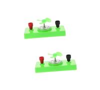 SUPVOX 2 Sets DIY Solar Mute Motor Kit Educational Stem for Physics Electricity Experiment Silent Solar Equipment for Boys and Age