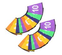 SUPVOX 2 Sets Durable Numbered Cone Covers Weather Resistant Soccer Training Bucket Sleeves Protective Agility Discs Gear for Football Practice Robust Material for Extended Equipment Life