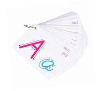 SUPVOX 2 Sets Letter English Cards Double-sided Colorful Abc Spelling Flashcards Educational for Portable Vocabulary Learning Tool