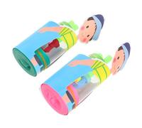 SUPVOX 2 Sets Lung Breathing Mannequin Assembly for Students Biology Homework Educational Human Organ Model DIY Science Experiment Kit Random Color