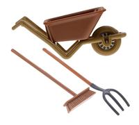 SUPVOX 2 Sets Mini House Farming Tool of Mini Farm Accessories for House Decor Realistic Micro Farm Scene Decor and Pretend Play for Boys