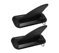 SUPVOX 2 Sets Plastic Paddle Board Fin with Card Lock Tail Fin Design for Easy Installation and Replacement Surfboard Water Stabilizer for Enhanced Balance and Control Suitable for