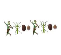 SUPVOX 2 Sets Realistic Mantis Life Cycle Figure for Early Education Prop Insect Growth Cycle Model Teaching for Nature Cognition and Imaginative Play