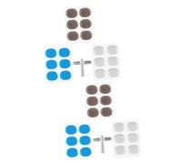 SUPVOX 2 Sets Silicone Drum Silencers Self-adhesive Gel Pads Drum Dampeners Mute Pads Tone Control Shape Wrench