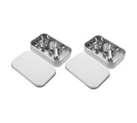 SUPVOX 2 Sets Stainless Steel Finger Picker for Guitar and Ukulele Thumb and Finger Protectors with Compact Storage Box Enhanced Precision for Acoustic Bass Banjo -friendly