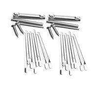 SUPVOX 2 Sets Unfinished Mini Thumb Piano Kalimba DIY Musical Instrument Portable Handheld Finger Piano for Beginners and Music Lovers