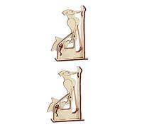 SUPVOX 2 Sets Wooden Woodpecker Puzzle for Easy Assembly DIY Craft with Pre-cut Boards Educational Wooden Jigsaw Puzzle Gift for Boys and Safe Natural Material