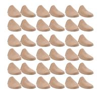 SUPVOX 20 Pairs Paper Pulp Shoe Trees for Men Size 38-40 Reusable Shoe Shaper Inserts Protecting Toe Box for Boots and Sneakers