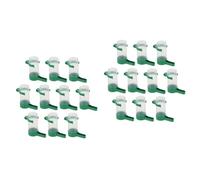 SUPVOX 20 pcs Automatic Bird Water Dispenser Transparent Self Drinker Cups for Parrots Budgies Cage Accessories Sturdy Leak Resistant Design for Home Shops