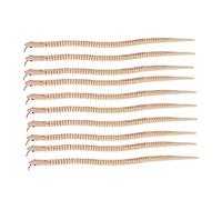 SUPVOX 20 Pcs Flexible Wooden Snake for Realistic Jointed Wood Snakes for Halloween Party Decorations Scary Prank Props and Interactive Family Fun