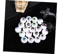 SUPVOX 20 Pcs Halloween Bouncing Eyeballs Fake Eye Balls Party Supplies Creepy Prop Decorations for Halloween Games and Photo Shoots