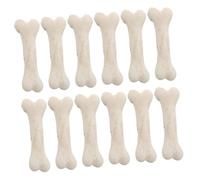 SUPVOX 20 Pcs Miniature Artificial Resin Bones Realistic Small Dog Skeleton Decor for Halloween Party Micro Landscape DIY Craft Supplies