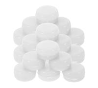 SUPVOX 20 Pcs Safe Rattle Inserts for DIY Repair Plastic Noise Maker Replacement Balls Flat Rattle Box Accessories for Sensory Stimulation and Craft Projects
