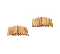 SUPVOX 200 Pcs Natural Reed Bee Tubes Durable Replacement Tubes for DIY Beehive Garden Pollination Attracting Bees Balcony Courtyard Use