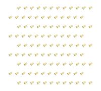 SUPVOX 2000pcs Brass Bee Hive Frame Eyelets for Beekeeping 5x5mm Nest Box Frame End Threading Hole Protector Easy Installation and Wire Protection and Beehive Box