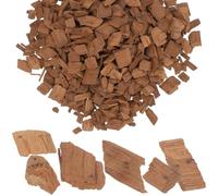 SUPVOX 200g French Oak Chips for Wine DIY Home Brewing Medium Toasted Oak Wood for Red Wine Flavor Enhancement and Aroma Improvement 2x100g Packs
