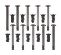 SUPVOX 200pcs Black Iron PC Fan Screws with Coarse Thread 31mm Long and 10mm Short Self-tapping Screws for Micro Atx and Case Fans Portable Computer Case Mounting Hardware for Desktop