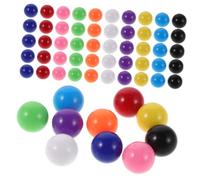 SUPVOX 200pcs Colored Game Balls for Chinese Checkers and Marble Run Assorted Bright Solid Color Balls for Counting Sorting Early Math Learning and Probability Teaching Aids